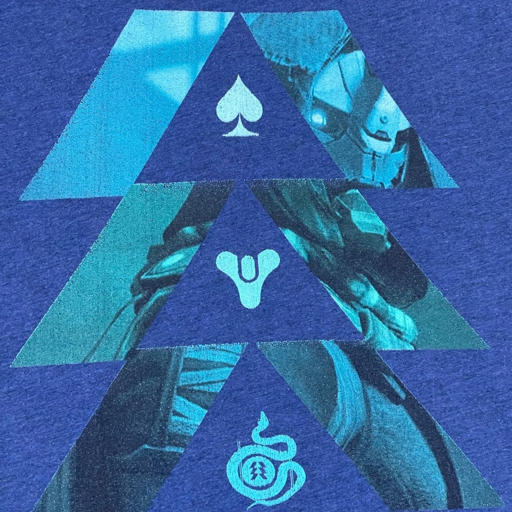 Bungie Destiny Cayde 6 Blue Tee | S - Picture 2 of 3